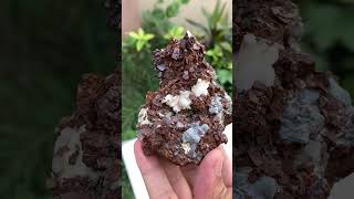 Siderite specimen combine with pink apatite dubanigems gemstones minerals [upl. by Bigod521]