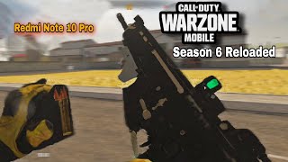 Warzone Mobile Season 6 Reloaded  Redmi Note 10 Pro  732G [upl. by Giusto]