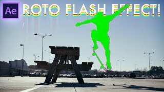 Adobe After Effects Tutorial BODY FLASH Rotoscoping Effects How to  Tutorial [upl. by Nuahsyar]