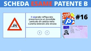 SCHEDA ESAME PATENTE B 2024 16 [upl. by Lateehs]