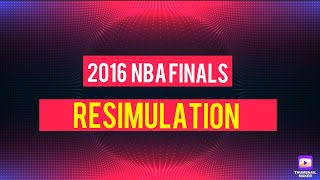 NBA 2K22 2016 NBA Finals Resimulation [upl. by Odlanar352]