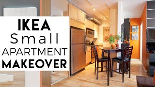 Tiny Apartment  IKEA Small Space Decorating  Interior Decorating  eps3 Season 2 [upl. by Pickford921]