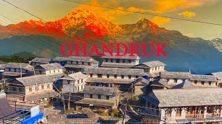 GHANDRUK NEPALS MOST BEAUTIFUL CULTURAL VILLAGE  pokhara to ghandruk birendrabhujel [upl. by Tuneberg214]