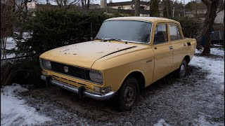 Starting 1978 Moskvich 2140 After 20 Years  Test Drive [upl. by Elocyn172]