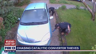 Cracking down on catalytic converter theives [upl. by Otrebtuc]