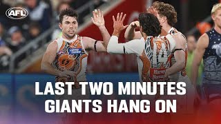 Last Two Minutes  Geelong v GWS  Round 11 2023 [upl. by Aisemaj899]