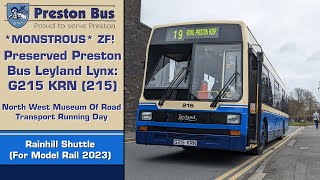 MONSTROUS ZF Preserved Preston Bus Leyland Lynx G215 KRN [upl. by Jena954]