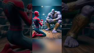 Thanos and spiderman ki fight 🤯kon jeetega 😎viralshortsaiavengers [upl. by Nojel]