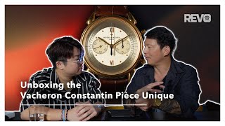 UNBOXING Vacheron Constantin Historiques Cornes de vache 1955 Pièce Unique  Revo Talks [upl. by Haimrej]