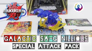 GALACTIC SPECIAL ATTACK NILLIOUS SINGLE PACK  Bakugan G3  BAKUGAN UNBOX [upl. by Gnex]