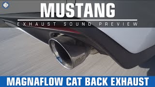 Magnaflow Street Series Catback  2015 EcoBoost Mustang  Exhaust Video [upl. by Wareing]