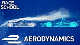 Race School Aerodynamics Downforce amp Slipstreams Explained  Formula E [upl. by Aneeras718]