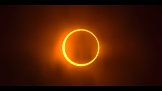 Eclipse solaire annulaire  Annular solar eclipse  Ouest EtatsUnis [upl. by Plume]