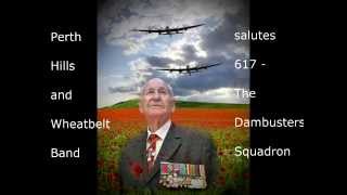 Abide With Me Last Post Salute to 617 Sq at RAF SCAMPTON [upl. by Erdnaid424]