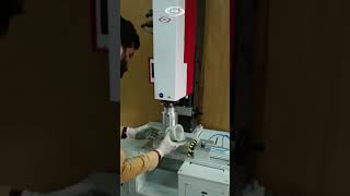 Spin welding of plastic materials  Friction welding on plastic [upl. by Aliakim413]