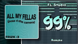 Frizk  ALL MY FELLAS FL Studio Remake  FLP amp Piano Midi [upl. by Malorie786]