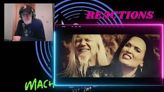 MARKO HIETALA  Left On Mars feat Tarja Turunen OFFICIAL MUSIC VIDEO REACTION markohietala [upl. by Ahsilahs]