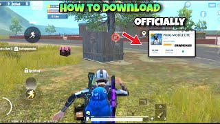 HOW TO DOWNLOAD PUBG LITE 😍 OFFICIALLY  PUBG MOBILE LITE KAISE DAWNLOAD KARE [upl. by Melloney]