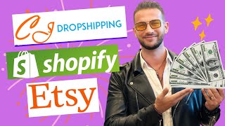 Shopify Mağazası Açma CJ Dropshipping Stoksuz Satış Hesabı Kurma ve Etsy ile Para Kazanma godaddy [upl. by Ilajna]