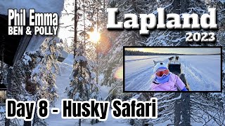 Lapland 2023  Day 8  Husky Safari [upl. by Penman]