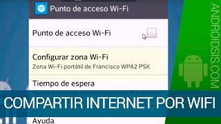 Cómo compartir Internet usando tu dispositivo Android [upl. by Obadias]