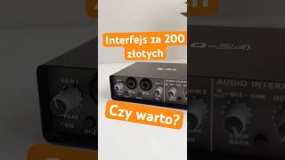 INTERFEJS ZA 200 ZŁOTYCH  CZY WARTO audio mikrofon muzyka produkcjamuzyki nagrywanie rap [upl. by Anelliw]