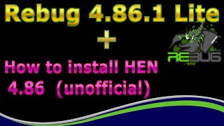 Outdated 2021 see description  PS3  Rebug 4861 Lite released  How to install 486 HEN [upl. by Ellemrac]