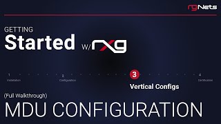 rXg MDU Configuration Full Walkthrough [upl. by Katharine]