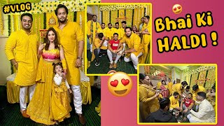 Mere Bhai Ki Haldi💛  dulhe ke sath kia majak shy bhabhi ki rasme 💛 [upl. by Hyatt985]