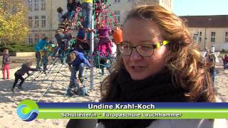 Neuer Spielplatz für die Europaschule Lauchhammer [upl. by Tati]