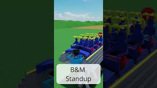 Real vs Virtual Coasters in Theme Park Tycoon 2 BampM Edition  roblox themeparktycoon2 [upl. by Atined]