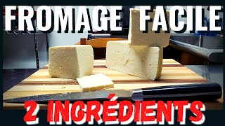 Fromage maison FACILE Sans présure ni ferment  Queso Blanco [upl. by Ailegave]