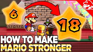 How to Make Mario STRONGER in Paper Mario The ThousandYear Door [upl. by Ranchod]