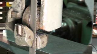 Machine Shop Tips 43 Part 4 Vertical Bandsaw tubalcain [upl. by Ariec]