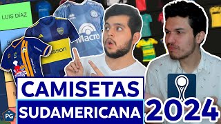 TIERLIST PEORES y MEJORES CAMISETAS COPA SUDAMERICANA 2024🏆⚽️ [upl. by Assyli]