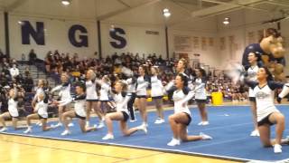 Bartlett Varsity Cheer Sectionals 2014 [upl. by Airakaz]