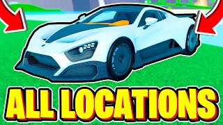 ALL 13 ZENVO CAR PART LOCATIONS In Car Dealership Tycoon ZENVO TSRGT Event 2024 Roblox [upl. by Fischer111]