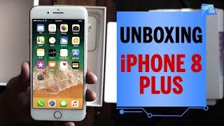 Exclusive Unboxing iPhone 8 Plus  Tech Tak [upl. by Ayr487]