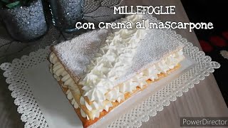 Millefoglie con crema al mascarpone [upl. by Yahsel]