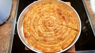 Pite me Patate me vetem 3KuleqTe shkrihet ne gojëKosovo Burek gefüllt mit Kartoffeln 👌 [upl. by Eirameinna]