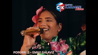 karaoke popurri 2 emily galaviz EmilyGalaviz castorkaraokeshow1970 musicallanera [upl. by Eycats198]