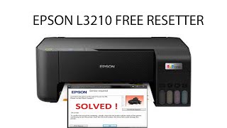 HOW TO RESET EPSON L3210 PRINTER [upl. by Avan344]