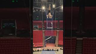 flyingtrapeze circus aerial trampoline gym rehearsal [upl. by Pump411]