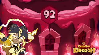 Endless Strawberry Cake Tower Tray 92 New Guide  Cookie Run Kingdom [upl. by Enneirdna]