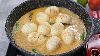 রাজকীয় স্বাদে সহজ ডিমের কোরমা রেসিপি  Dimer Korma Recipe  Shahi Dimer Korma  Egg Koorma recipe [upl. by Nanek]