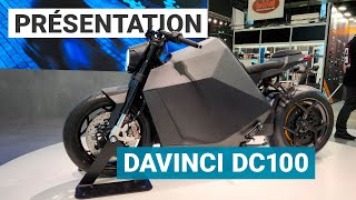 DaVinci DC 100  la super moto électrique chinoise arrive en Europe [upl. by Einnok]