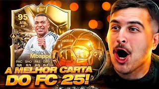 JOGUEI COM A MELHOR CARTA DO EA FC 25 NO BANQUETA MBAPPÉ 95 SURREAL NA WL [upl. by Aihsak800]