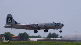 CAF Boeing B29 Superfortress Fifi Startup Taxi Takeoff  4K [upl. by Yaker]