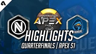 Team Envy vs Rogue  OGN Overwatch APEX S1 Quarterfinals Highlights [upl. by Frasch]