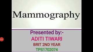 Mammography detailed explanation with images [upl. by Haimorej449]